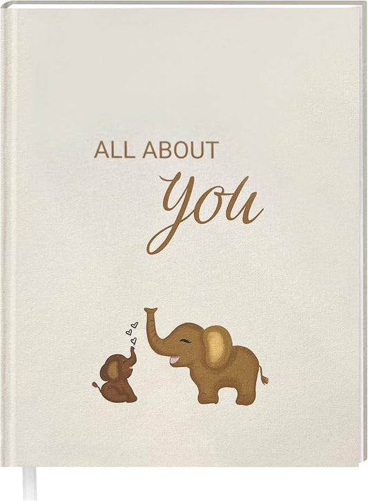 Babys First Year Book, Baby Memory Book Boy or Girl, Baby Photo Album, Minimalist Baby First Year Book, Scrapbook Baby, Keepsake Baby Memory Book, Gender Neutral Baby Milestone Warm Earth Colors