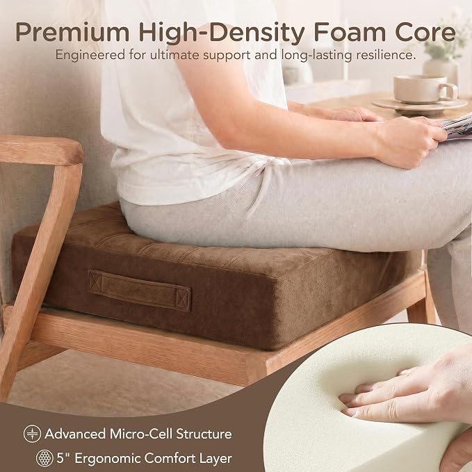 Codi Thick Replacement Couch Cushions 2 Sets, Upholstery Foam - Image 2