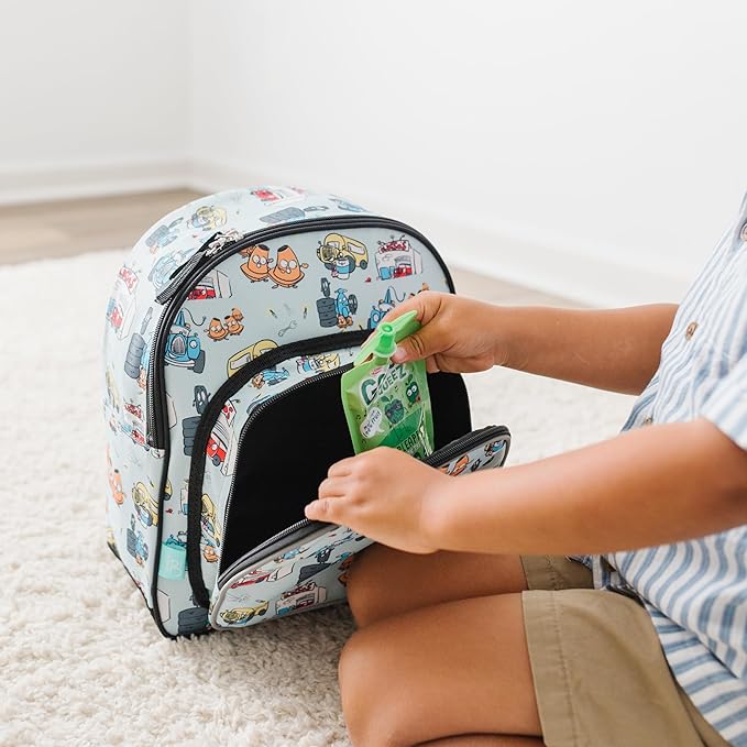 Wildkin JumpOff Jo 12-inch Kids Backpack – Lightweight, Durable Toddler Bag - Jo's Garage