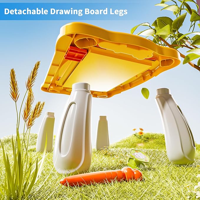 NIPLOOW Magnetic Drawing Board for Kids 3 4 5 6 Years Old Girl Boy, Writing Painting Magnet Doodle Pad Early Educational Learning Kids Toys for Toddlers Birthday Christmas Gifts