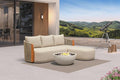 PURPLE LEAF Patio Furniture Set, 2-Piece L-Shaped Patio Conversation Sets by PURPLELEAF