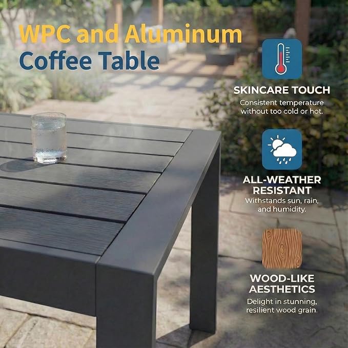 Solaste Aluminum Patio Furniture Set - Image 8