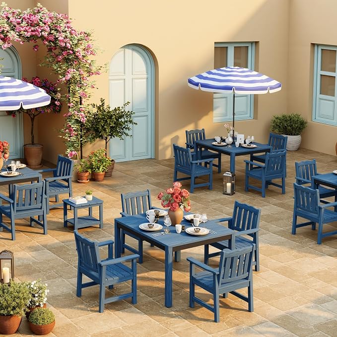 Stoog All-Weather Patio & Garden Chair, Outdoor Dining Chair - Image 2