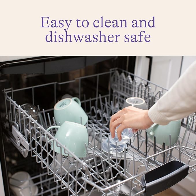 Lansinoh Silicone Milk Collector Breast Pump for Breastfeeding with Suction Base, 4 Ounces, Portable and Lightweight, With Neck Strap and Protective Lid, 1 Count