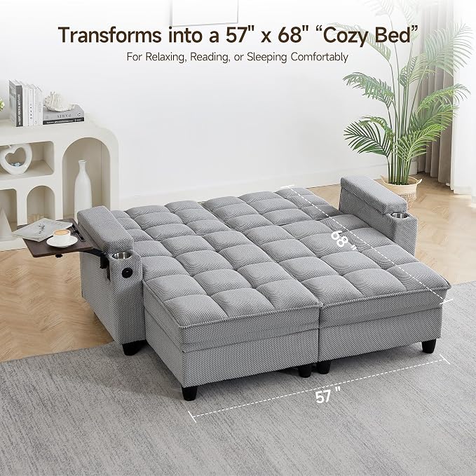 Auvsoce 71" Loveseat Recliner Chair - Image 6