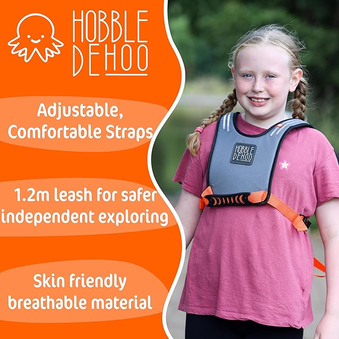 Hobbledehoo XL Child Harness, For Kids & Teenagers Aged 7+, Supporting Special Needs, Including Autism Safety Awareness