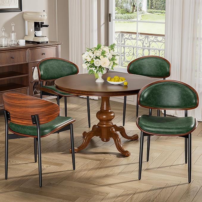 YaFiti Dining Chairs Set of 8, Dining Room and Kitchen Chairs, Mid Century - Image 9