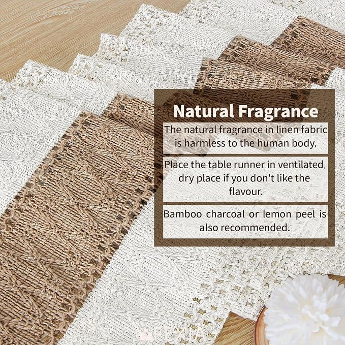 FEXIA Boho Table Runner for Christmas Thanksgiving Home Decor - Image 4