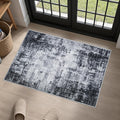 Washable Area Rug 2x3 Entryway Rug: Washable Modern Abstract Soft Thin Rug by FXRHLP