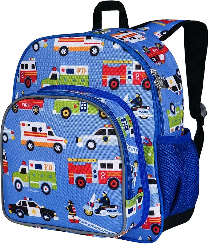 Wildkin 12-inch Kids Backpack – Padded, Adjustable, Ideal for Daycare & Travel - Heroes