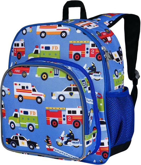 Wildkin 12-inch Kids Backpack – Padded, Adjustable, Ideal for Daycare & Travel - Heroes