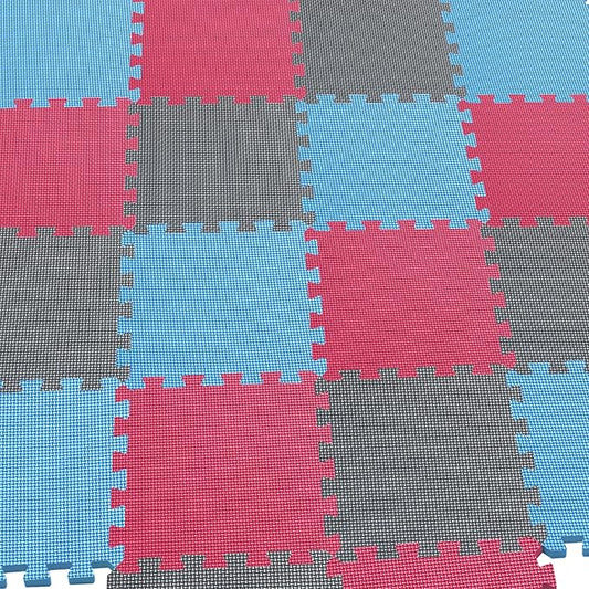 MQIAOHAM® 25 Pieces Puzzle Play Mats, Soft Baby Play Mat, Kids Interlocking Foam Floor Tiles, Toddlers Carpet Playmats G301025-107109112
