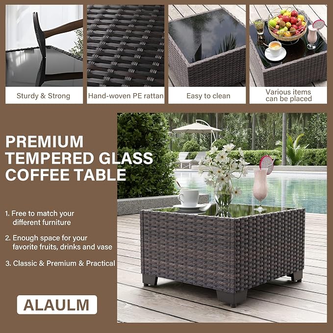 ALAULM 7 Pieces Patio Furniture Set - Image 5