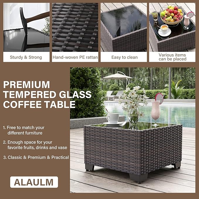 ALAULM 7 Pieces Patio Furniture Set - Image 5