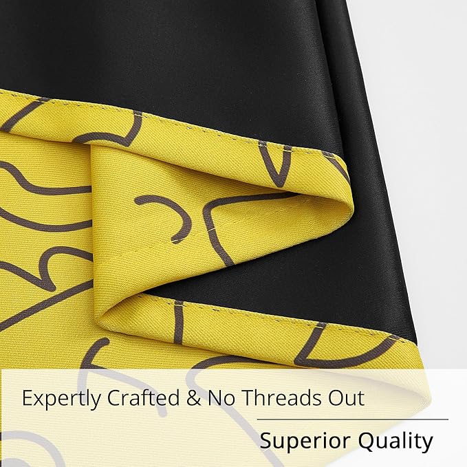 Dinosaur Blackout Curtains for Kids Room - 2 Panels, Each W52×L84, 100% Blackout, Thermal Insulated, Noise Reducing, Perfect for Kids Room and Nersury