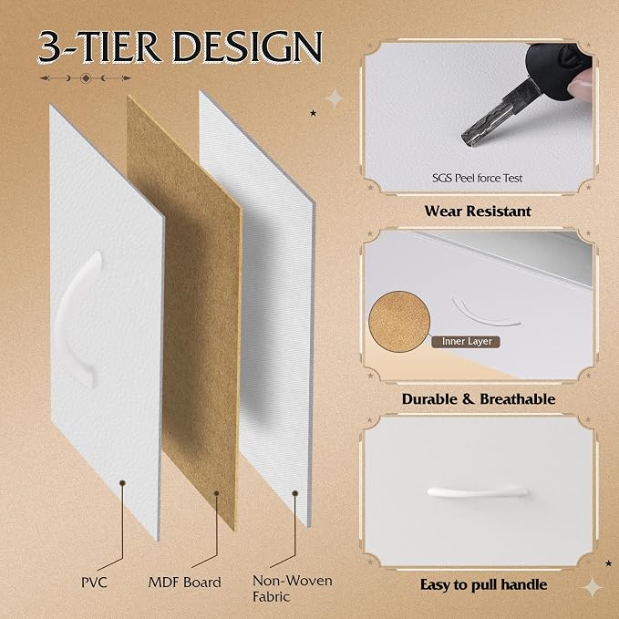 WLIVE Fabric Dresser for Bedroom - Image 7