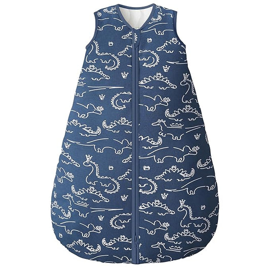 Yoofoss Baby Sleep Sack 6-12 Months, TOG 2.5 Baby Wearable Blanket with 2-Way Zipper, 100% Organic Cotton Fabric Winter Newborn Sleeping Sack, Warm Soft Comfy