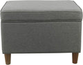HomePop 24" Storage Ottoman by HomePop