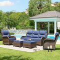 HILLGA Luxury High Back Patio Furniture Set by HILLGA