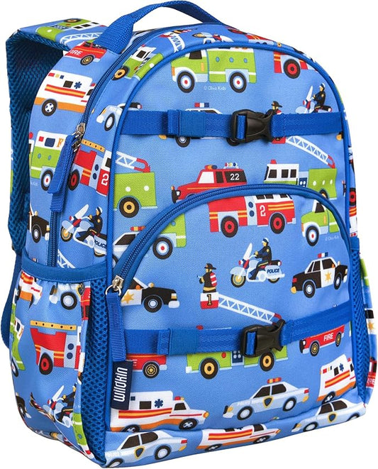 Wildkin ECO rPET 15-inch Kids Backpack – Sustainable, Padded, Adjustable – Heroes