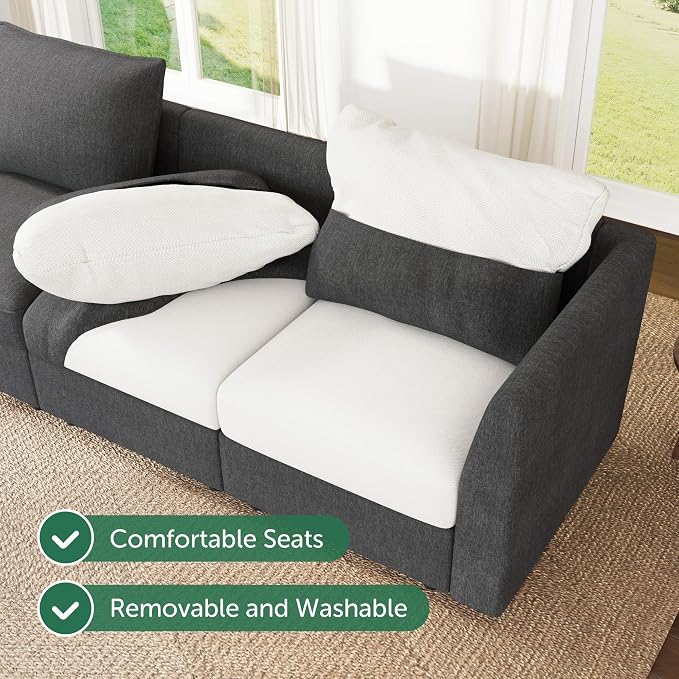 HONBAY Modular Sectional Sofa Sleeper Couch - Image 6