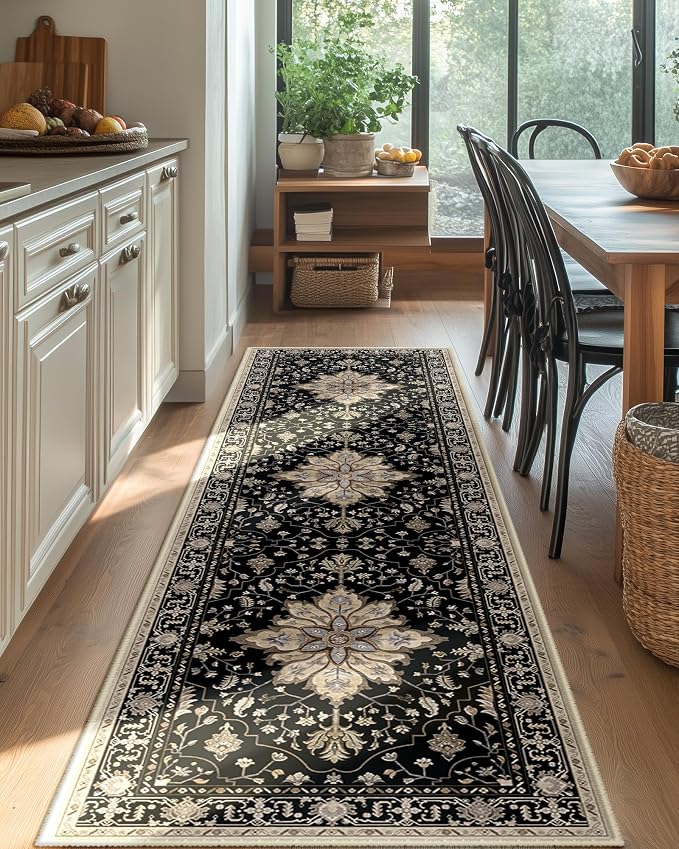 RELEANY Area Rugs 2'x8' Runner Rug Non Slip Washable - Image 3