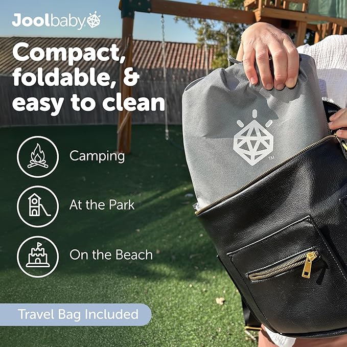 Jool Baby Portable Potty Training Chair with Travel Bag and 30 Liners, Foldable, Indoor/Outdoor Use, Camping (Pink)