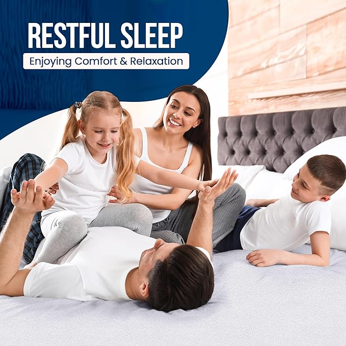 Utopia Bedding Waterproof Mattress Protector California King Size 2 Pack, 200 GSM Breathable Terry Mattress Cover, Fitted Style with Stretchable Pockets (White)