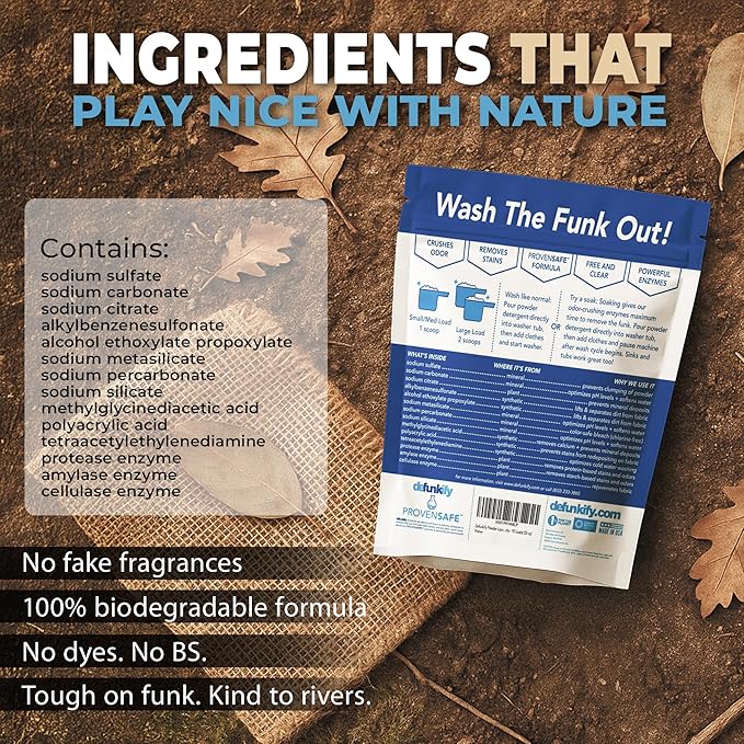 Laundry Detergent Powder, 92 Load/55oz. 'Free & Clear' Powder Laundry Detergent for Sensitive Skin. ProvenSafe™ Laundry Stripper Washing Detergent w/Odor & Stain Remover for Activewear & All Fabrics