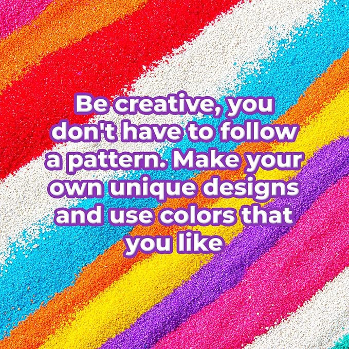 Sand Art Pictures Craft Sand - Сolor Sand Painting - Color Splash Sand Art Pictures Kids - Sticker Art Sheets Peel and Stick – Colored Sand Art Kit