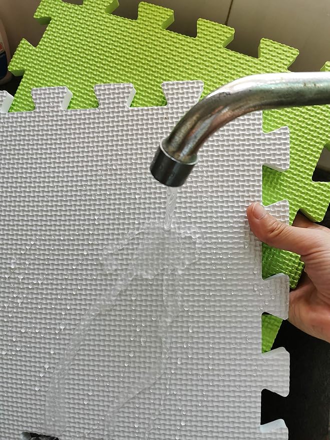 YIMINYUER® 20 Tiles (30cm×30cm×1cm Each Tile) Baby Soft Puzzle Play Mats, Kids Thick EVA Foam Floor, Toddlers & Children's Soft Interlocking Mat R01R04R11G301020