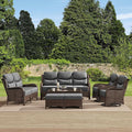 HILLGA Luxury High Back Patio Furniture Set by HILLGA