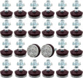 HUAYY 24 Pack Adjustable Furniture Leveling Feet, 1/4-20 Threaded Stem by HUAYY