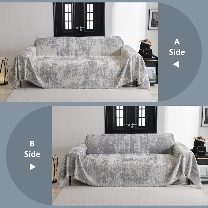 MYSKY HOME Sectional Couch Cover Sofa Covers - Image 6