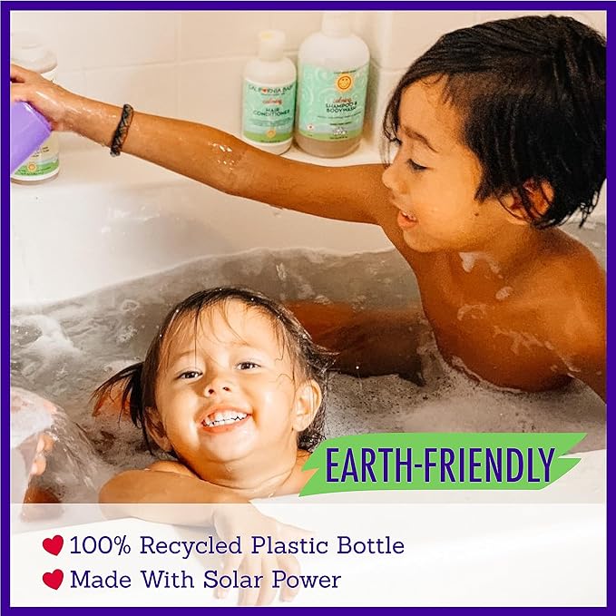 California Baby Calming Lavender Shampoo and Body Wash | 100% Plant-Based (USDA Certified) | Allergy Friendly | Baby Soap and Toddler Shampoo for Dry, Sensitive Skin | 517 mL / 17.5 fl. oz