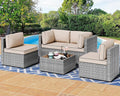Shintenchi 5 Pieces Outdoor Patio Furniture Sets, Patio Sectional Sofa Couch by Shintenchi%7CFurnitureMadeforRealLife