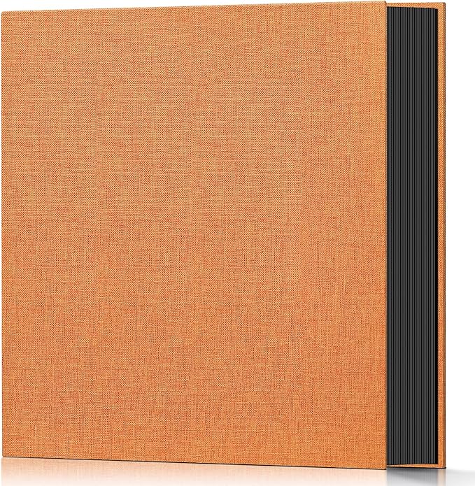 Popotop Photo Album 4x6 600 Pockets for Wedding Gifts,Linen Hardcover Picture Albums for Family Anniversary Baby Vacation Pictures