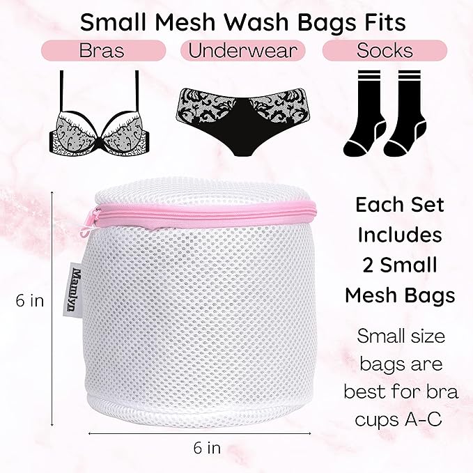 Mesh Bra Bags for Washing Machine, Lingerie wash Bags for Laundry