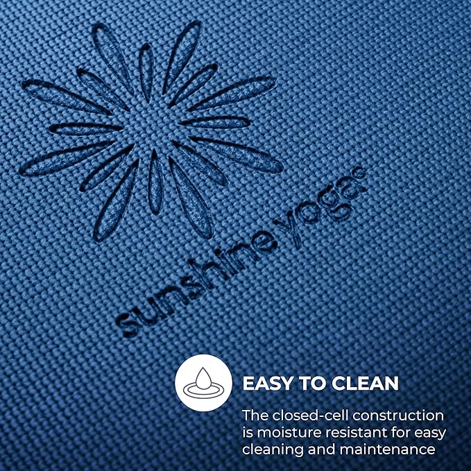 Sunshine Yoga Voyage Yoga Mat, 10 Pack, 72" x 24" Professional Studio and Gym Bulk Yoga Mats, 5mm Thick, Durable, Anti-Tear, Non Slip Fitness and Exercise Mats