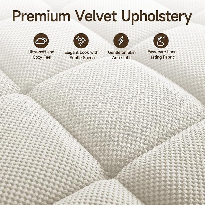 70.9" Chaise Lounge Chair Indoor, Oversized Boucle Upholstered Sofa Bed - Image 7