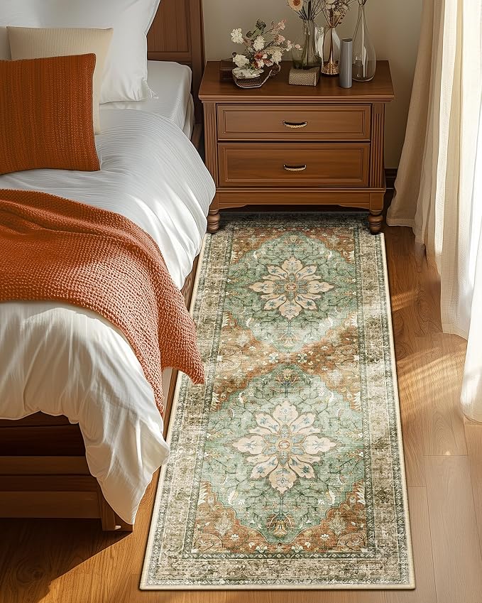 RELEANY Area Rugs 2'x5' Runner Rug Non Slip Washable - Image 3