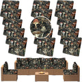 Outdoor Cushion Covers Set, Replacement by SUKAIKEQA