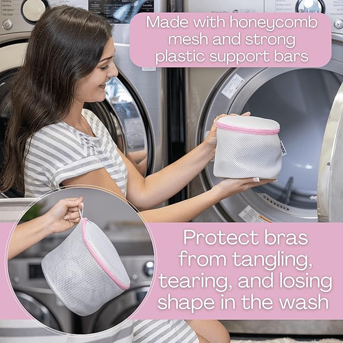 Mesh Bra Bags for Washing Machine, Lingerie wash Bags for Laundry