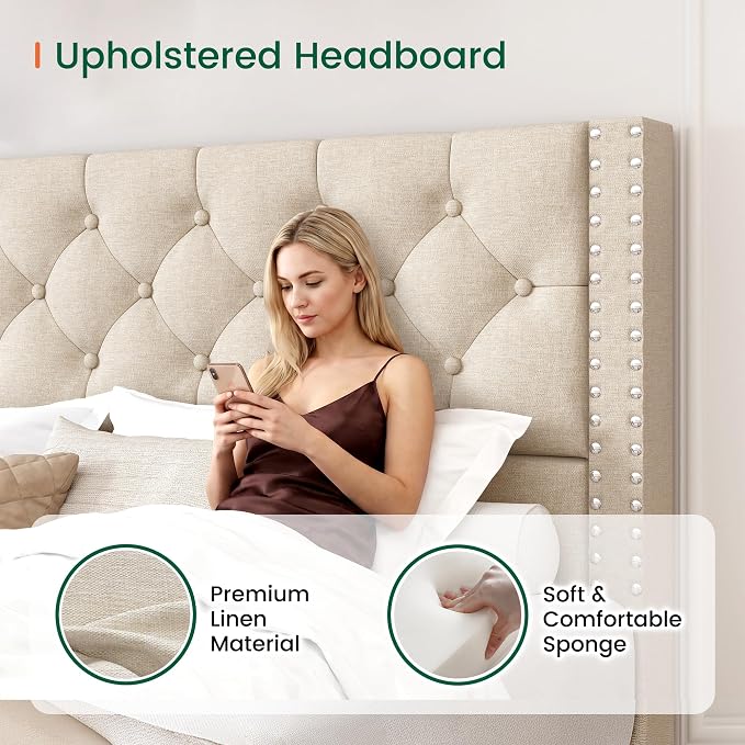 LARMACE Queen Size Bed Frame - Image 3