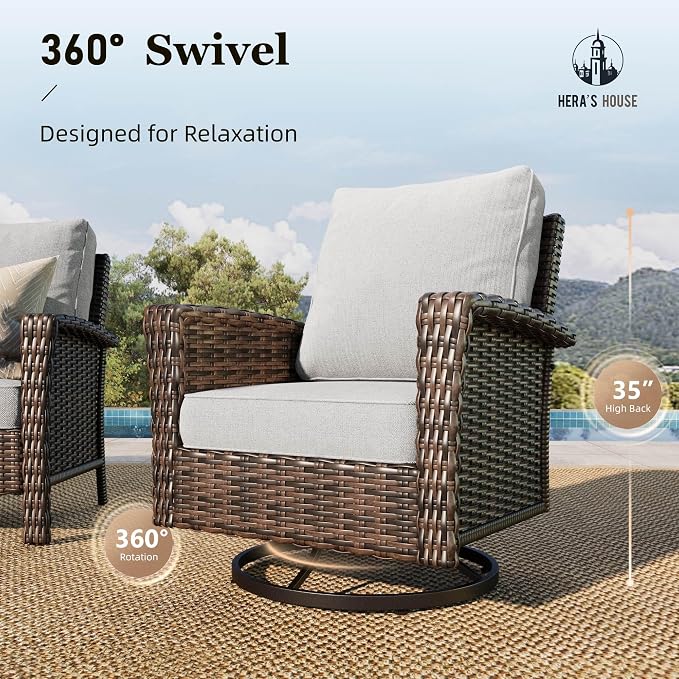 HERA'S HOUSE Gray Patio Furniture Set - Image 2