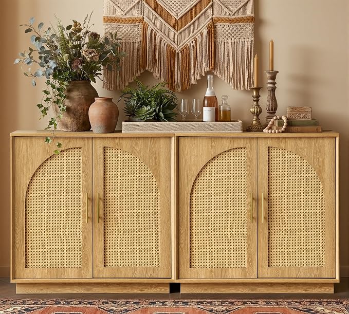 FORTUNETEC Sideboard Buffet Cabinet - Image 8