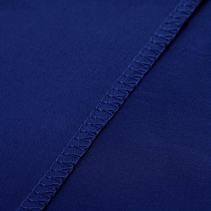 NTBAY 2 Pack Pillows with Microfiber Pillowcases, Soft Cotton Down Alternative 13x18 Zippered Pillows for Sleeping in Crib - Machine Washable - Breathable Travel Pillows, Navy Blue