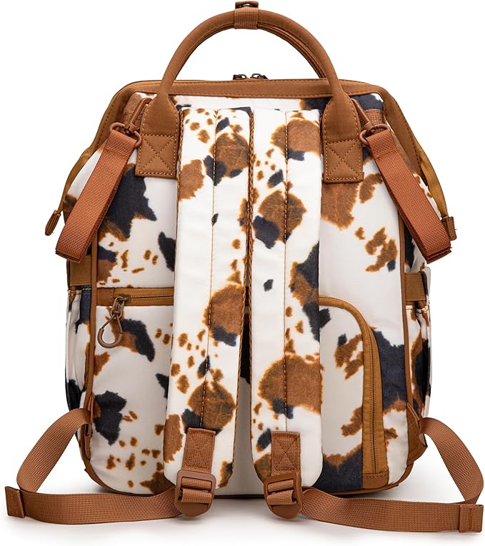 Wrangler Diaper Bag Backpacks Western Backpack Purses Multi-function Baby Bags for Mom with Waterproof Changing Pad & Pacifier Case