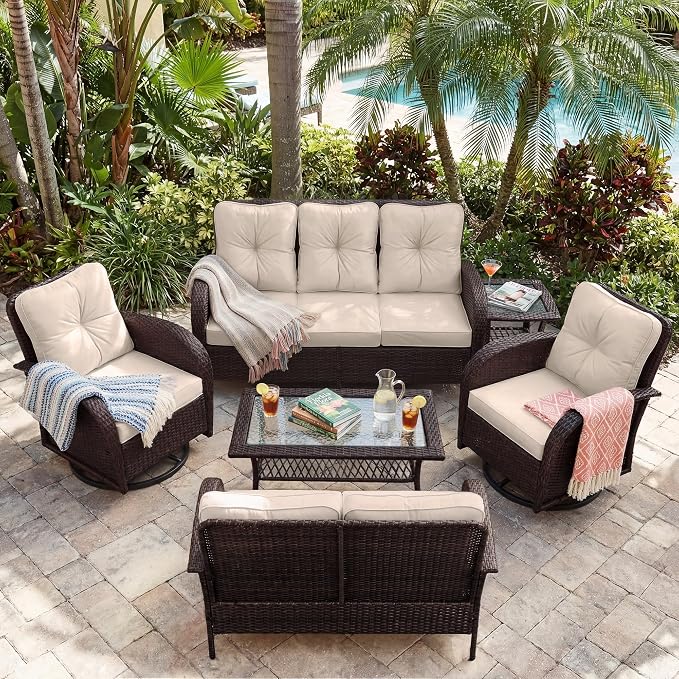 UPHA 8 Pieces Patio Furniture Set - Image 6