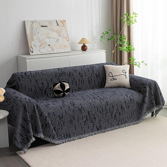 MYSKY HOME Couch Covers for 3 Cushion Couch Sofa, Sectional Couch Cover L Shape by MYSKYHOME